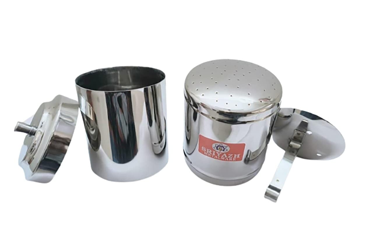 Sriyazh Metalware Stainless Steel Coffee Filter Size 1 (200m -2 Sriyazh Metalware Stainless Steel Coffee Filter Size 1 (200m -2