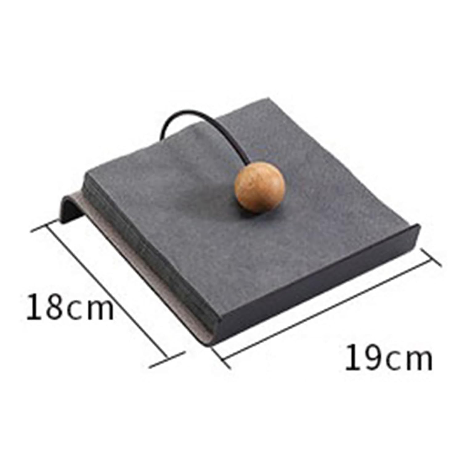 COYEUX Servilleteros Planos para mesas, dispensador de servilletas de Papel, Material: Metal, Cuero y Madera, para hoteles, restaurantes, cafeterías y hogares