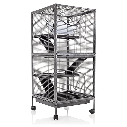 Rodent Cage by Cozy Pet 11mm Bar Spacing for Rat Ferret Chinchilla Degu or other Small Pets Rodent Cage RC06