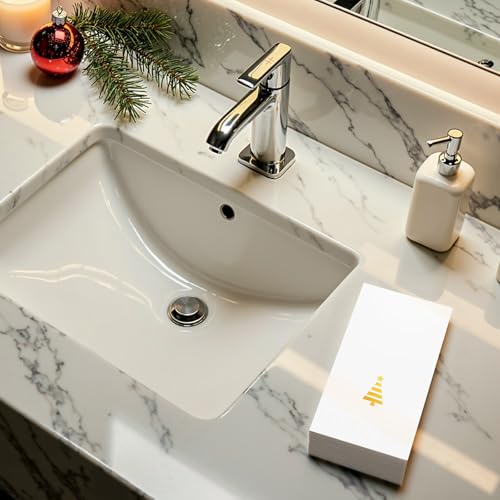 Tbsone Christmas Paper Napkins Disposable: Guest Dinner Hand Towels, Gold Foil Christmas Trees Design for Table Decor, Bathroom, Home, Kitchen, Holiday Cocktail Party (50 Pack) – Image 6