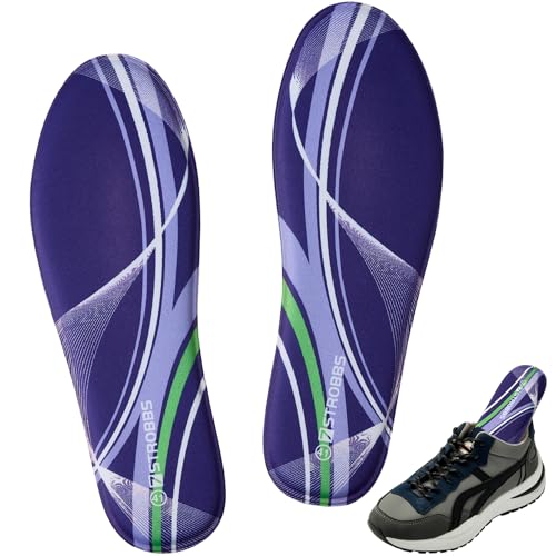 7STROBBS Semelles Chaussures Confort Femme Homme, Semelle Mémoire de Forme Douce et Confortable, Semelle Chaussure Légère et Respirante, 1 Paire de Sport...
