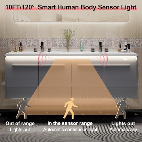 60-Double-Sink-Floating-Vanity-with-Human-Sensor-LED-High-Gloss-Wall-Mounted-Bathroom-Vanity-with-Sink-Modern-Bath-Sink-Vanity-Cabinet-with-Metal-Handles-Gray