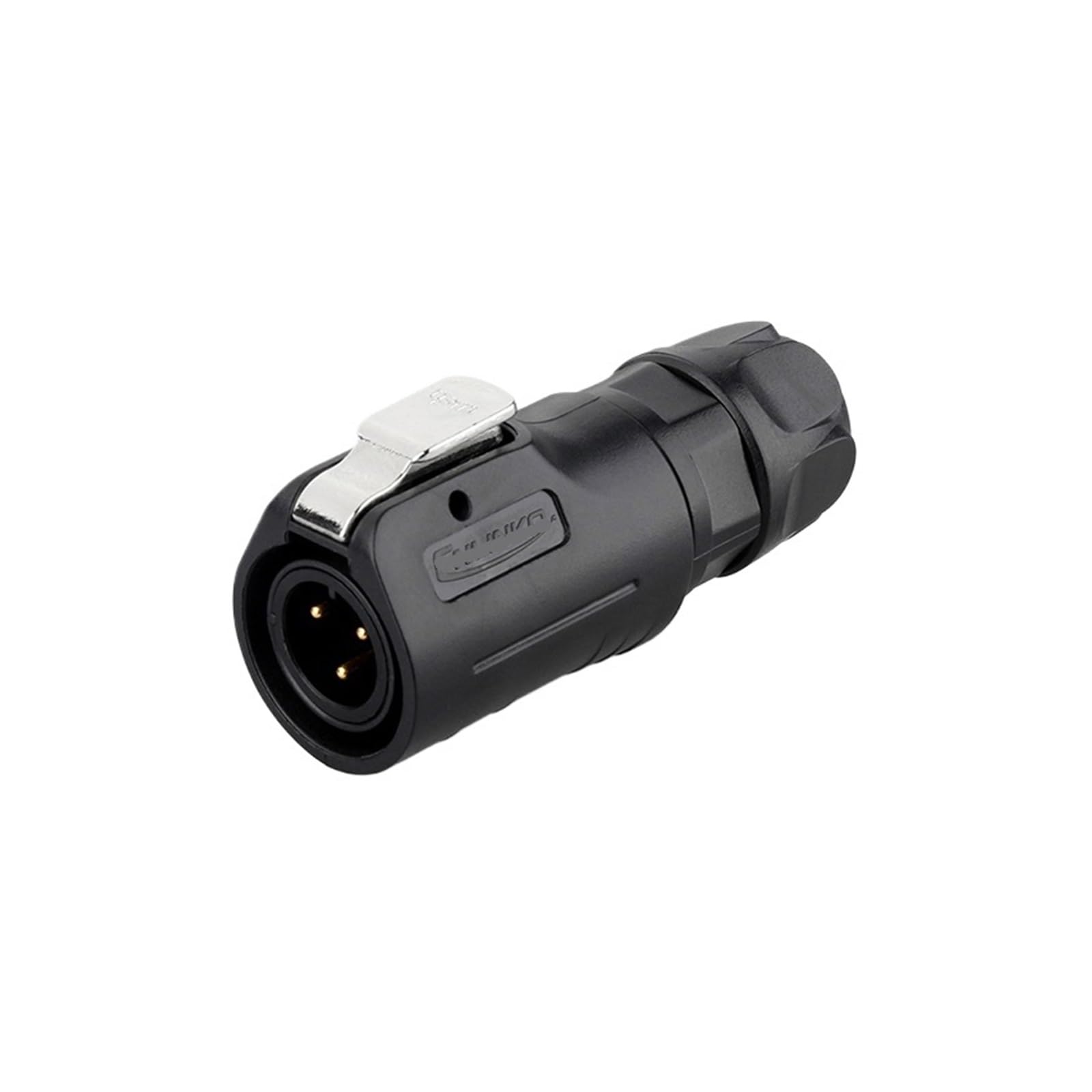 Conector industrial LP12 robusto IP68 de 3 pines miniatura y enchufe aviación