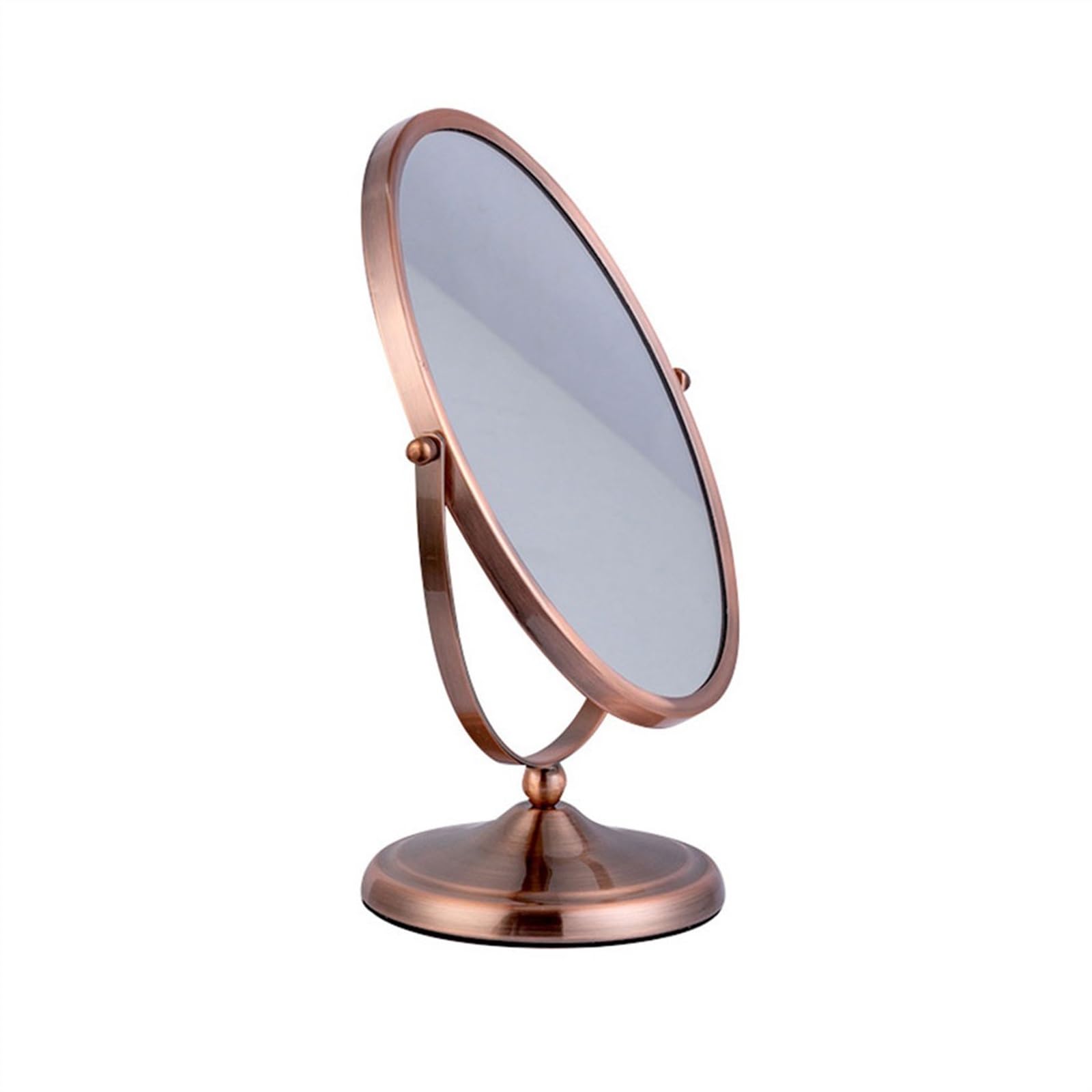 KFGISD, Optical Shop Double Flat Desktop Mirror Vintage Metal Makeup Mirror Tabletop Cosmetic Mirror,Tabletop Mirror