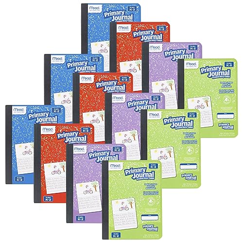 Cahier écriture primaire Mead ligné pour enfant maternelle CP, grand format 100 pages