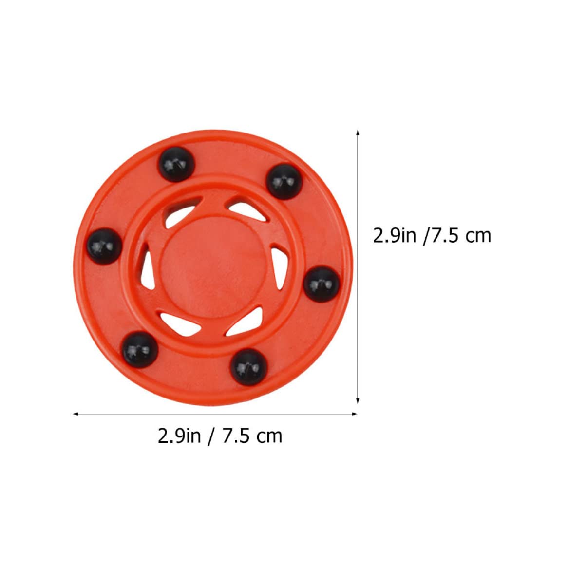 PartyKindom Puck De Hockey sobre para Entrenamiento Profesional Puck Durable para Hockey para Adultos Y