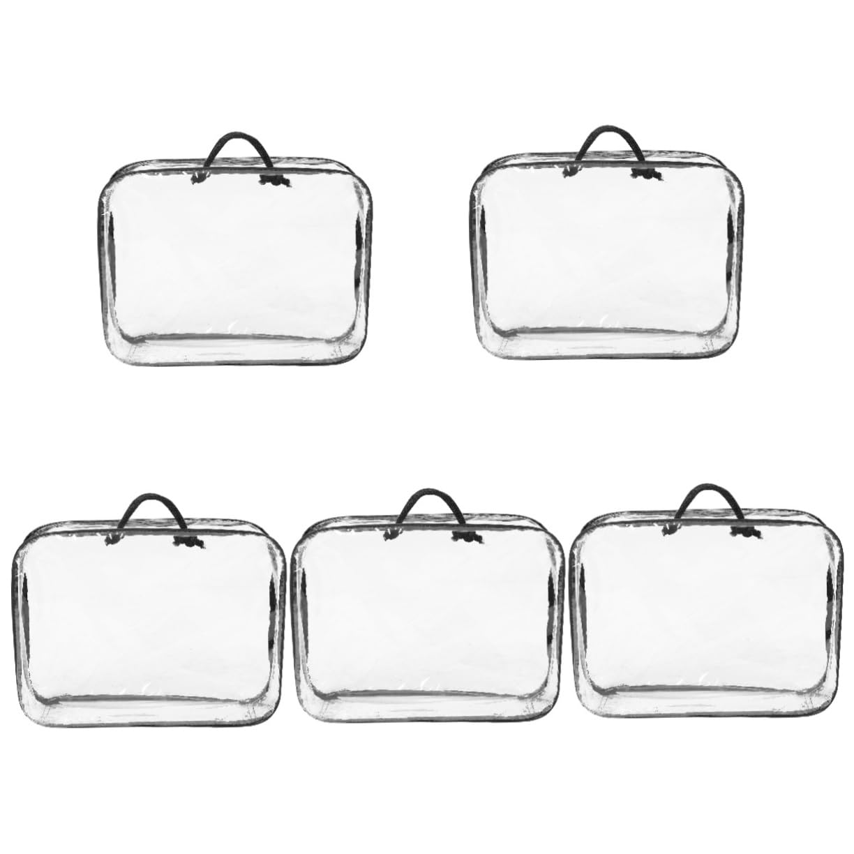 Bloc multiusage Alipis transparent et pochette de rangement de rangement en PVC