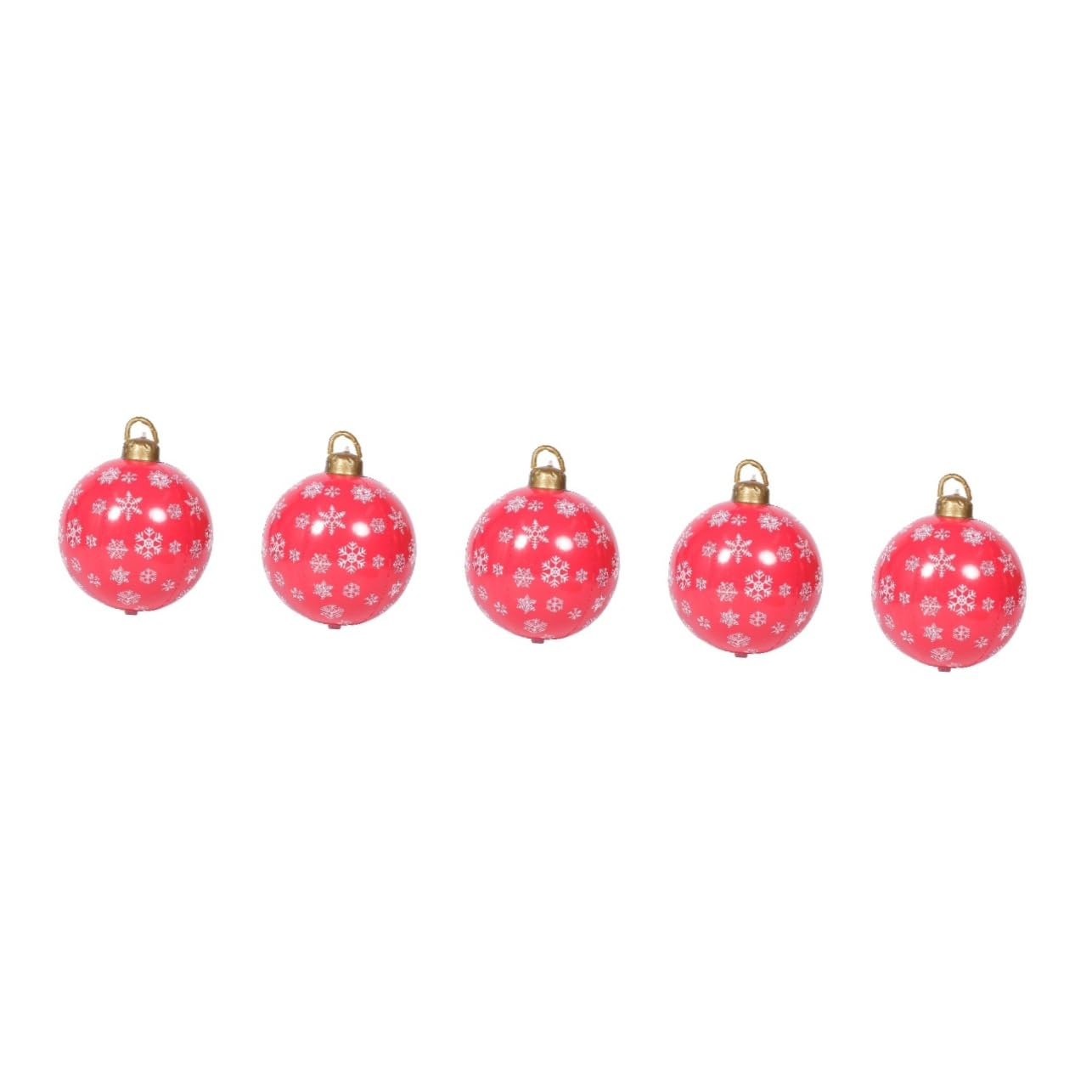 Boule de Noël Gonflable Rouge Extérieure : Finis les Ornements Cassés face aux Intempéries