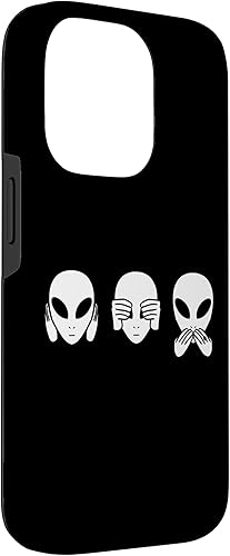 Miniatura 3 de Carcasa para iPhone 14 Pro Alien See Hear Speak No Evil