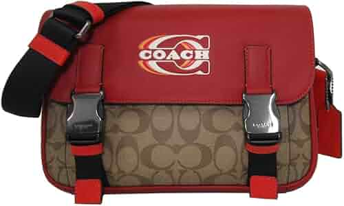希少　COACH コーチ トラック クロスボディ レザー PVC マルチカラー 公式】コーチアウトレット | トラック クロスボディ・カラーブロック