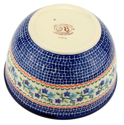 Tazón Mezclador Polish Pottery 2 Cuartos Cerámica miniatura 4