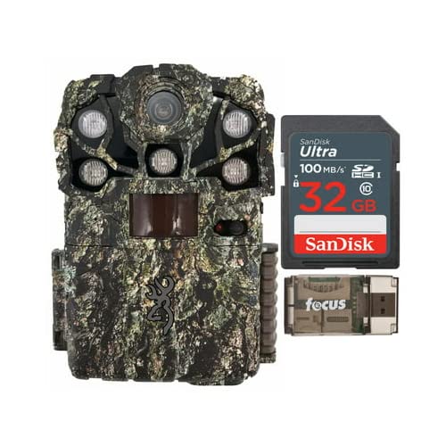 Browning Trail Camera - Recon Force Elite HP5 Bundle with 32 GB Memory Card and Card Reader (3 Items)