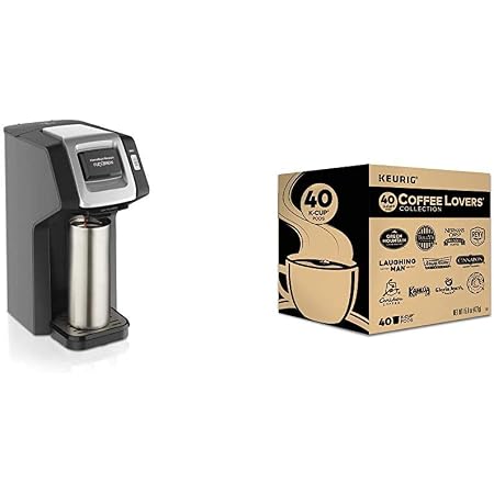 Amazon.com: Hamilton Beach 49974 Cafetera de goteo, color negro, 10-14  onzas, manual de plástico y Keurig tostado oscuro K-Cups café, 40 unidades  : Hogar y Cocina