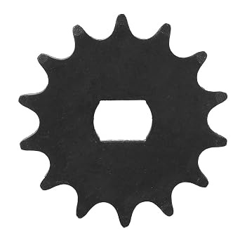 14T Cast Iron Sprocket for Electric Bike Scooter, Heavy Duty Gear Shaped Design Sprocket for E-Bikes and Scooters Motor