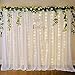 White Backdrop Curtains 10ft x 10ft Chiffon Photo Drapes for Wedding Birthday Parties Baby Decorations 2 Panels 5ft x 10ft