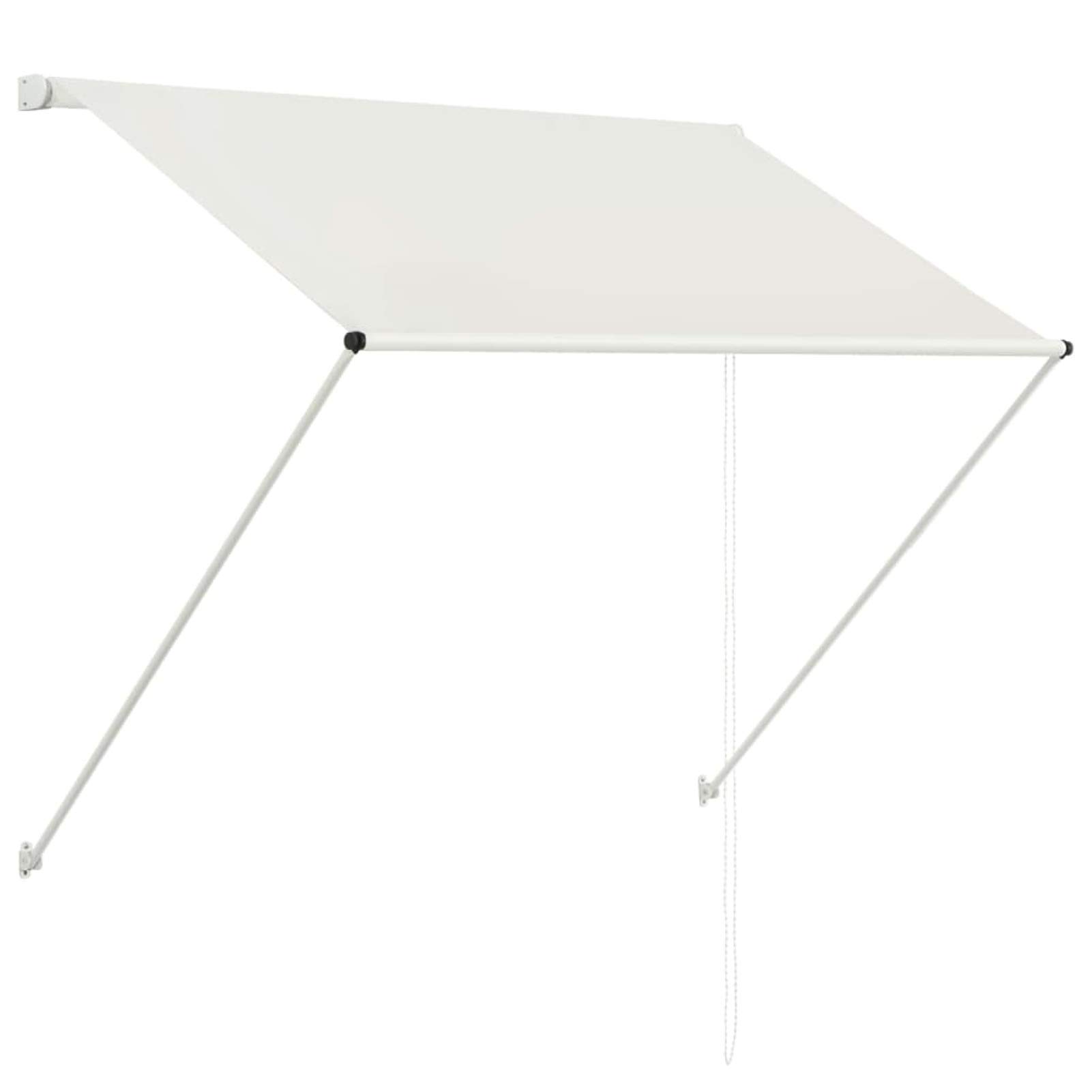 markise neigung verstellbar GLFNB Einziehbare 150x150 cm Creme, Gartenmarkise, Sonnenschutz, Markisendach für Terrasse, Balkon, Innenhof und Restaurant Garten Dropper Post Travel:210mm Roland Deichsel, für Fahrradanhänger Fulfilled By FYE