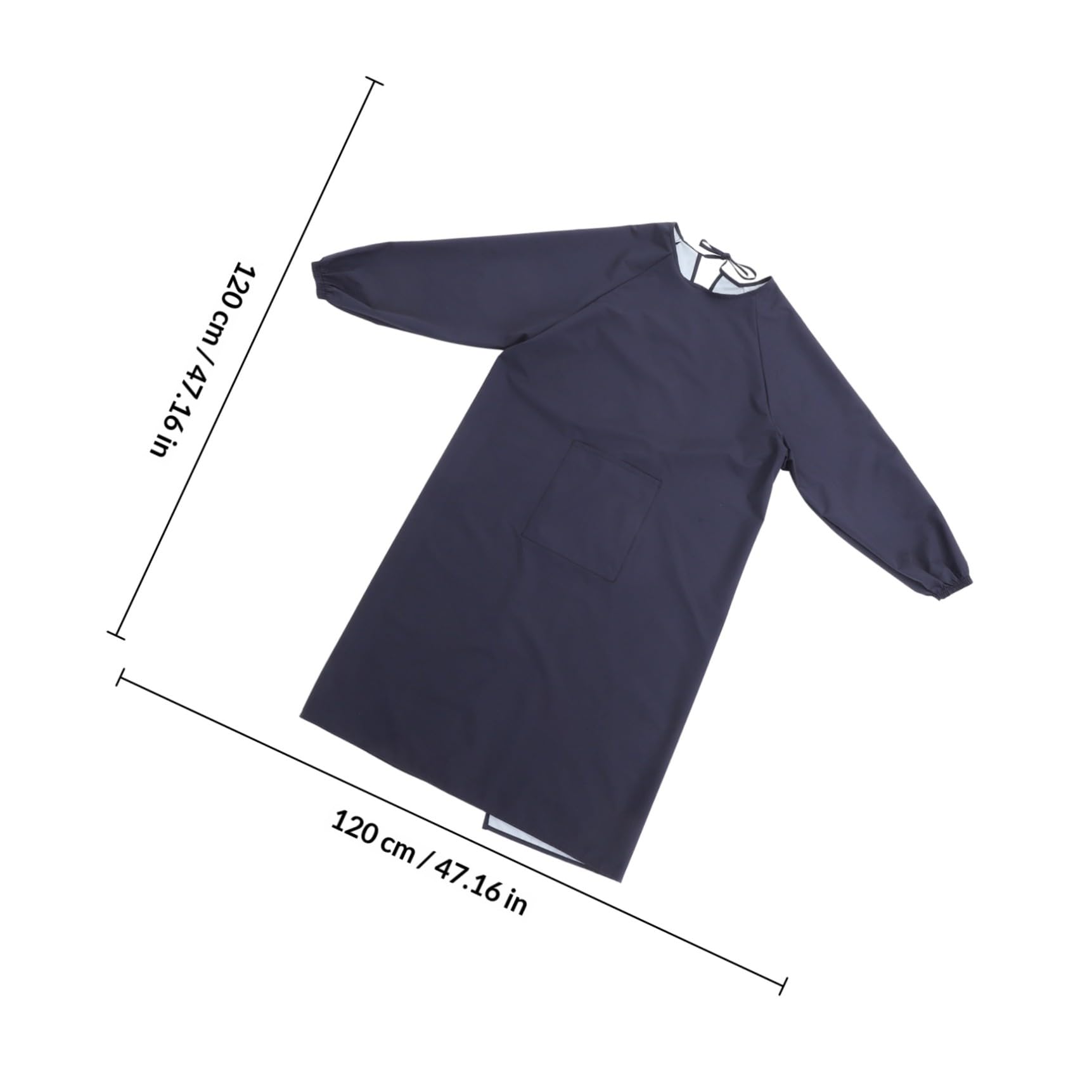 Hemobllo Tablier Homme Imperméable à Manches Longues, Couverture Complète, Tissu Résistant à L’usure, Cuisine et Laboratoire, Protection