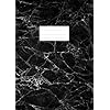 NOTIZBUCH A4 KARIERT – Marmor Schwarz: 110 Seiten ohne Rand | ganzseitig kariertes Papier | Perfekt als Journal Block, Schulheft, Tagebuch, Rechenheft | Lineatur 22 Heft Taschenbuch – 1. Januar 2019