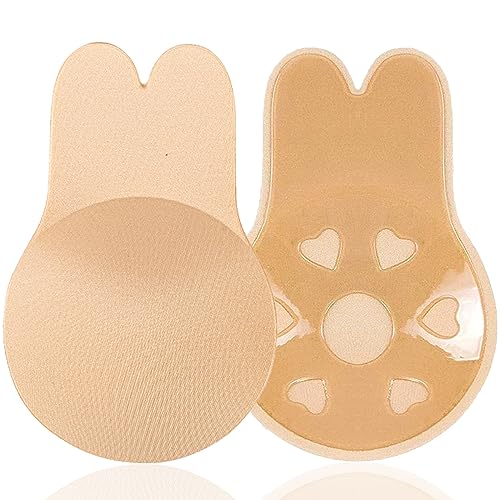 Klebe BH, Trägerloser BH Push Up, Unsichtbarer Klebebh, Selbstklebe BH...