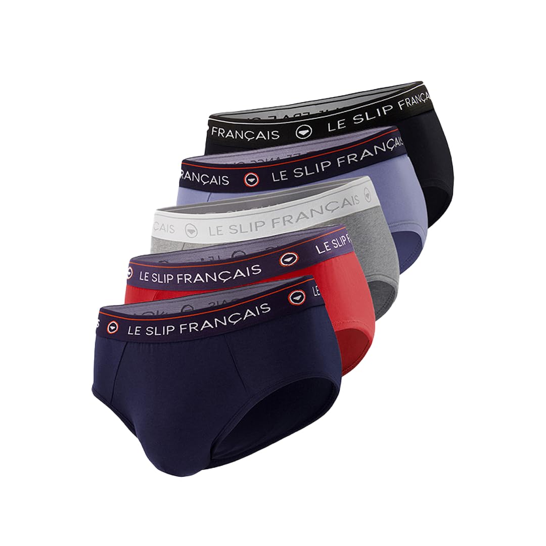Le Slip Français - Lot de 5 Slips en Coton 100% Made in France