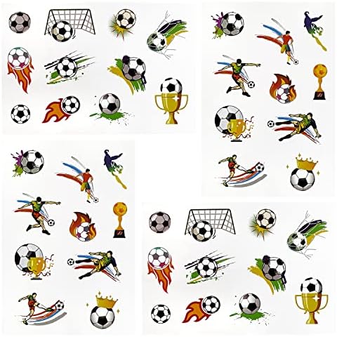 Oblique Unique Juego de 42 pegatinas de fútbol para cumpleaños infantiles Cover