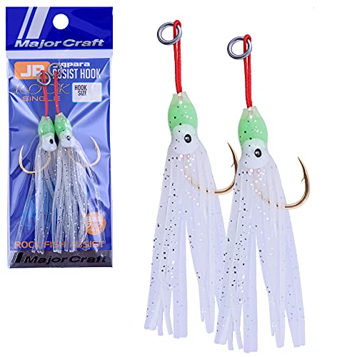 メジャークラフト アシストフック ジグパラ アシストフック根魚 LL 夜光 JP ASSIST ROCKFISH LL/GL ルアー 2枚目