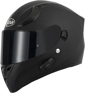 VCAN H128 BLINC BLUETOOTH FULL FACE MOTORCYCLE HELMET Dual Visor ECE22.06 Motorbike Scooter Pinlock Ready Riders Touring Crash Helmets with FREE Tinted Visor