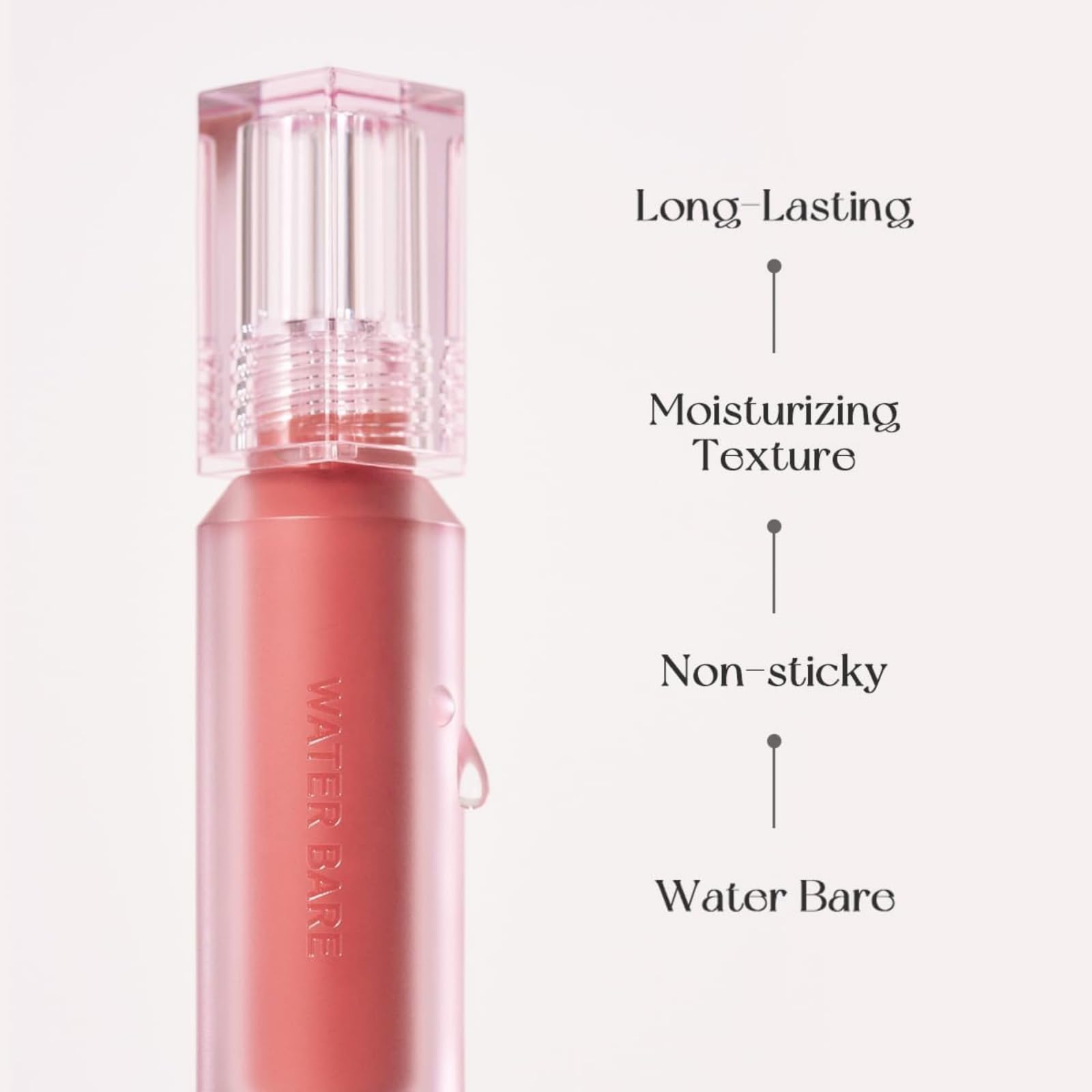 Peripera Doğal Tonlarda, Uzun Süre Kalıcı, Işıltılı Tint Water Bare Tint (#15 Buying Pink)