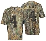 Minnesota Vikings Brett Favre #4 NFL Mens Real Tree Camo Jersey, Camo Brown (Large)