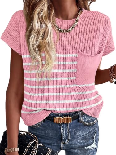 Image of Imily Bela Summer Fall Short Sleeve Sweater for Women