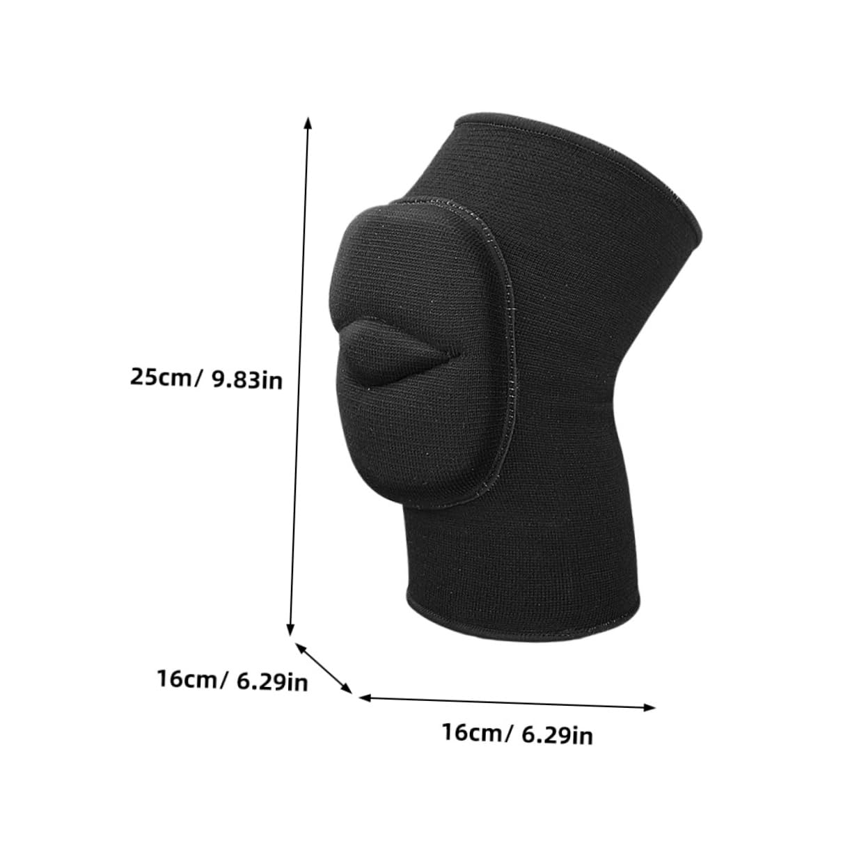 minkissy Durable Material Anti-collision Knee Pads Elastic Fabric for Sports Yoga and Snowboarding