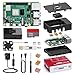 Produktbild Bqeel Raspberry Pi 4 Model B 8 GB Ultimatives Kit mit 32GB Speicherkarte, 5,1V 3,0A USB-C EIN/Aus-Schaltnetzteil, 3 Premium Kupfer Kühlkörper, Premium Schwarzes Gehäuse