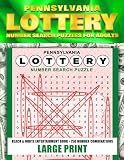 PENNSYLVANIA LOTTERY: Number Search Puzzles For Adults Seniors and Teens