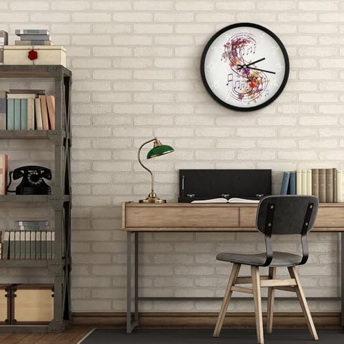 Horloge note de musique décorative au design moderne et épuré - 7