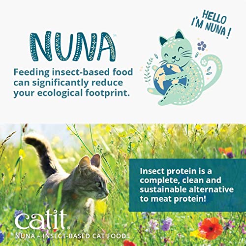 Nuna Treats, Leckereien für Katzen auf Insektenproteinbasis, Insektenproteinen und Hering, 60g