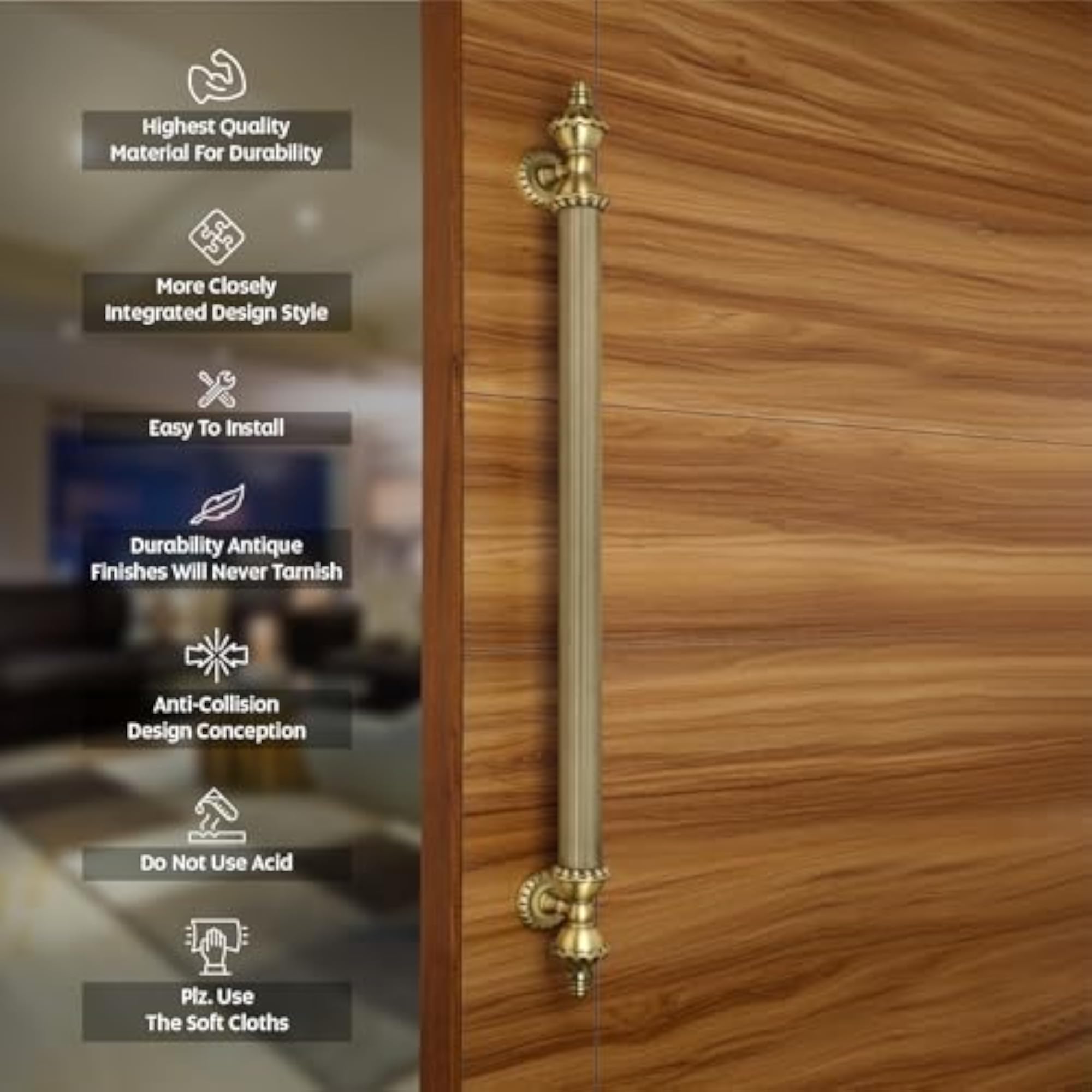 Classic Main Door Handle for Entrance