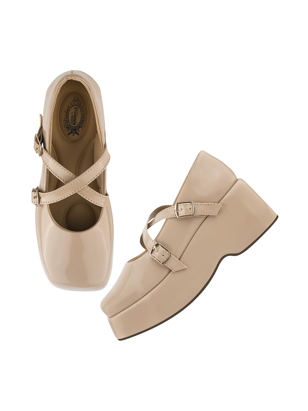 Women Buckle Pump Heels