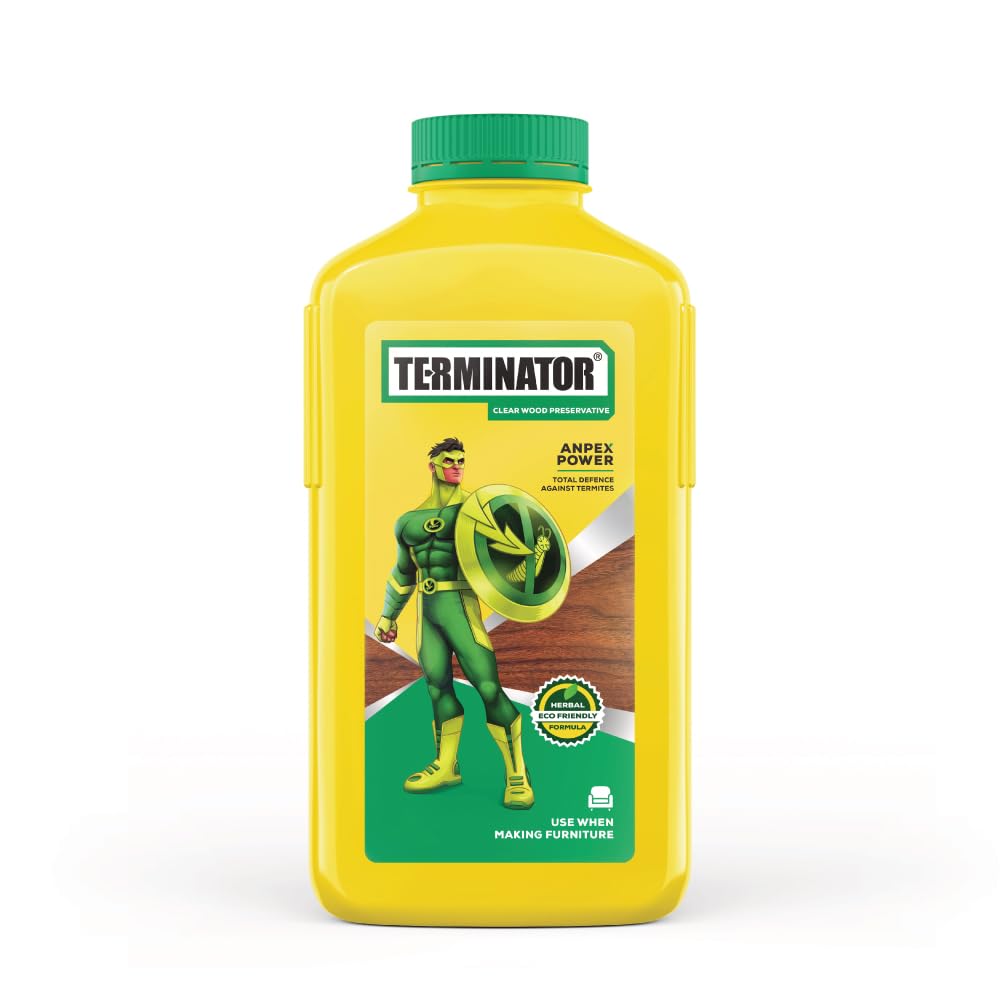 Pidilite Terminator Eco-Friendly Termite Killer Refill pack Termite, Borer, Insect Repellant & Control - For home, kitchen and Wood Preservative (1 litre)-image-40