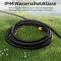 POWGRN Verlängerungskabel 3M Schwarz H05VV-F 3G1.5 mm², mit Schuko-Schutz – Ansicht 5