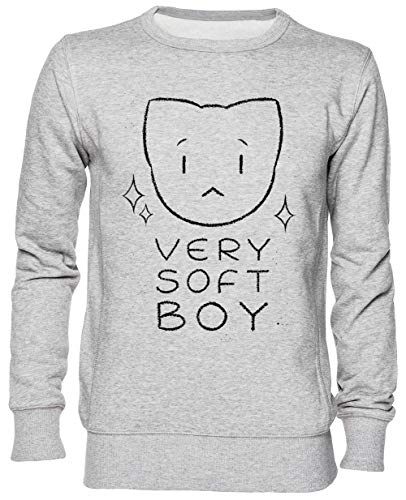 Sweat-shirt jersey gris unisexe taille L pull homme femme casual gris