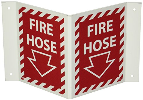 Panneau incendie NMC VS33W pour marquage mural réglementaire de sécurité