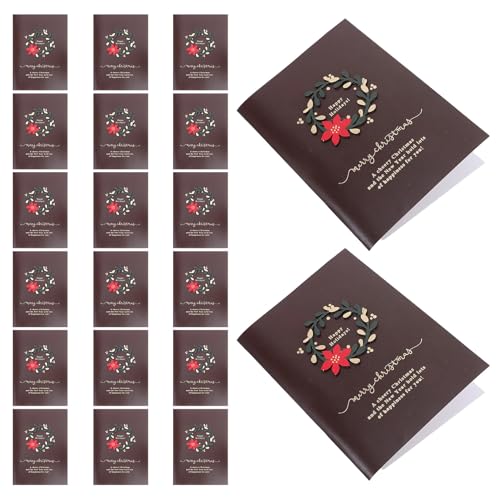 Cartes de Noël Vintage en Papier Lisse et Résistant