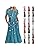 AKTCVVJ Summer Dresses for Women 2025 Short Sleeve Print Maxi Dresses