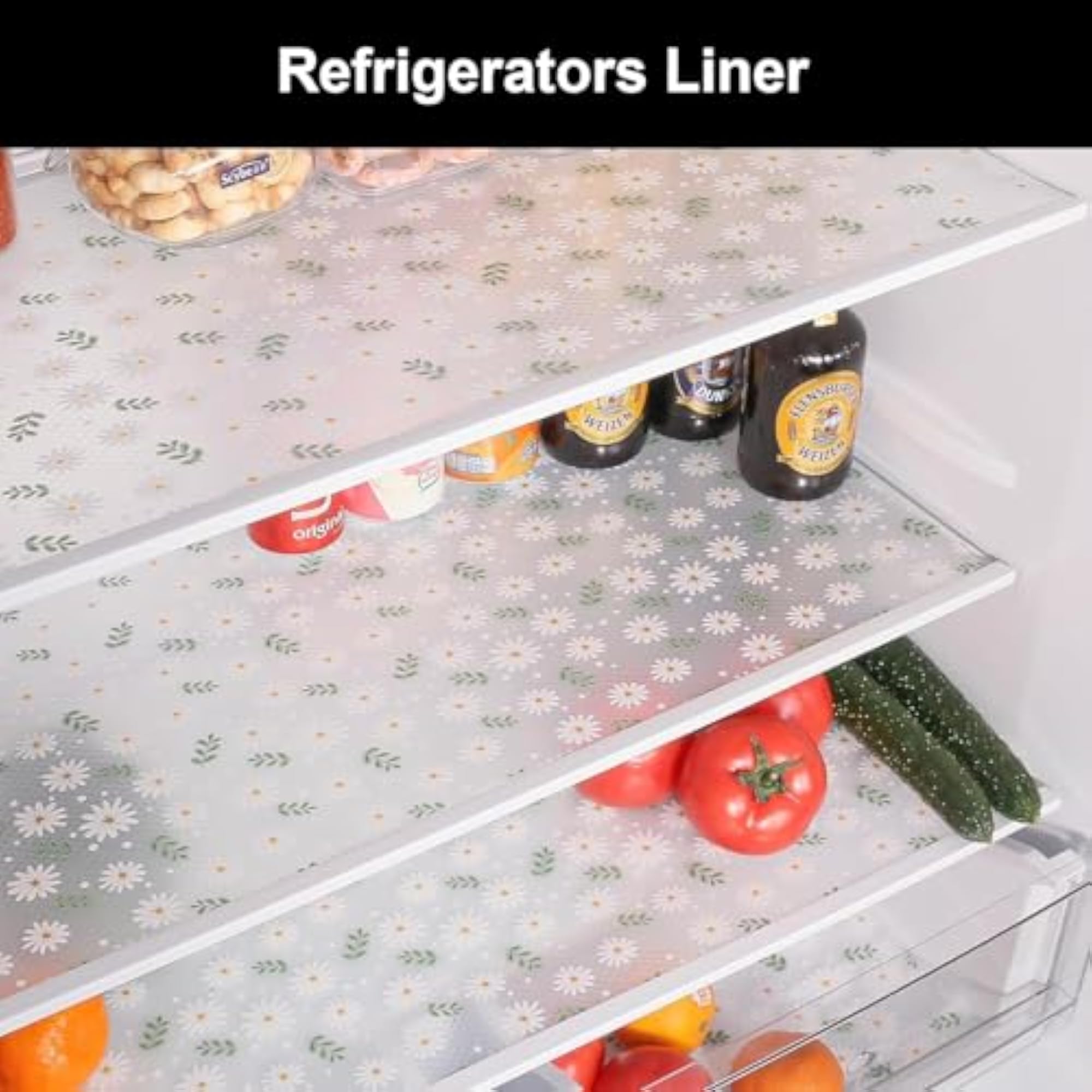 Non-Adhesive Shelf Liner for Kitchen Cabinets and Drawers