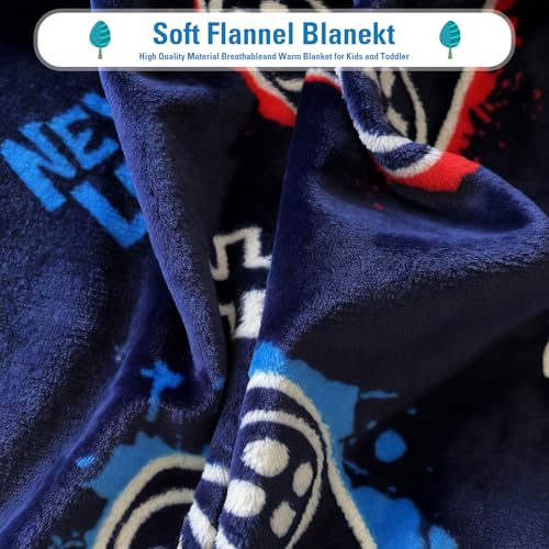 50% Off Glow in The Dark Gaming Blanket - Soft & Washable