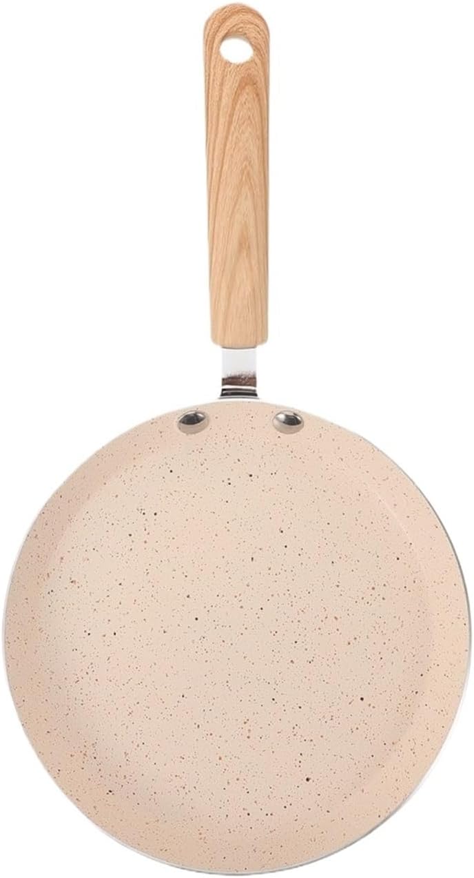 Genérico Kitchen Egg Skillet Breakfast Cooking Pan Multi-Function Crepe Tortilla, Nonstick Frying 28Cm Round Flat Pancake Griddle