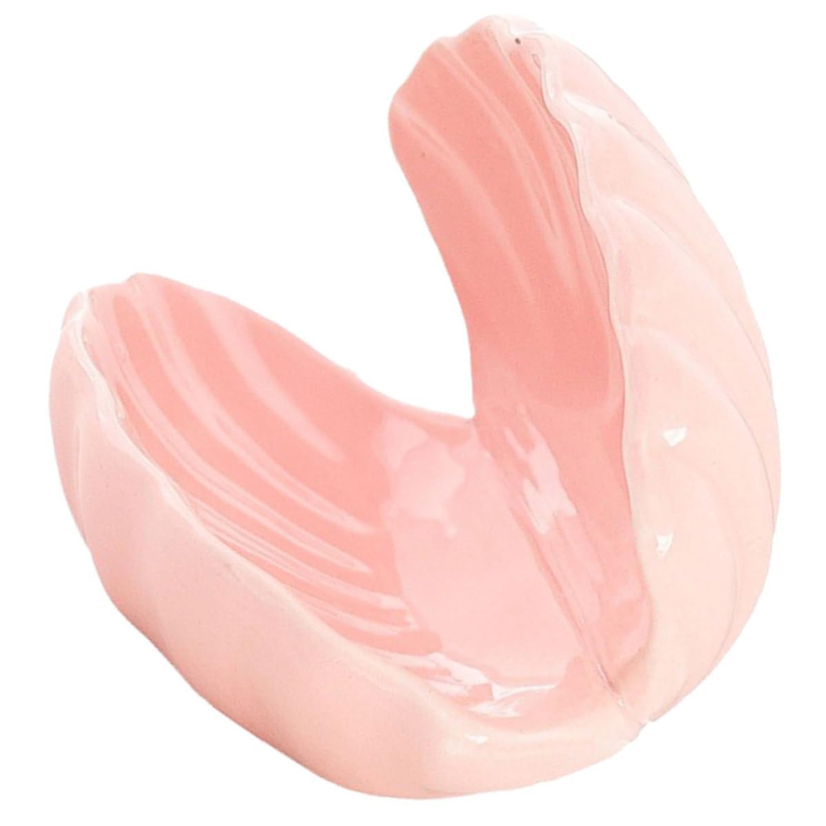 Operitacx 3 Piezas Joyero de Cerámica Rosa en Forma de Concha para Joyas y