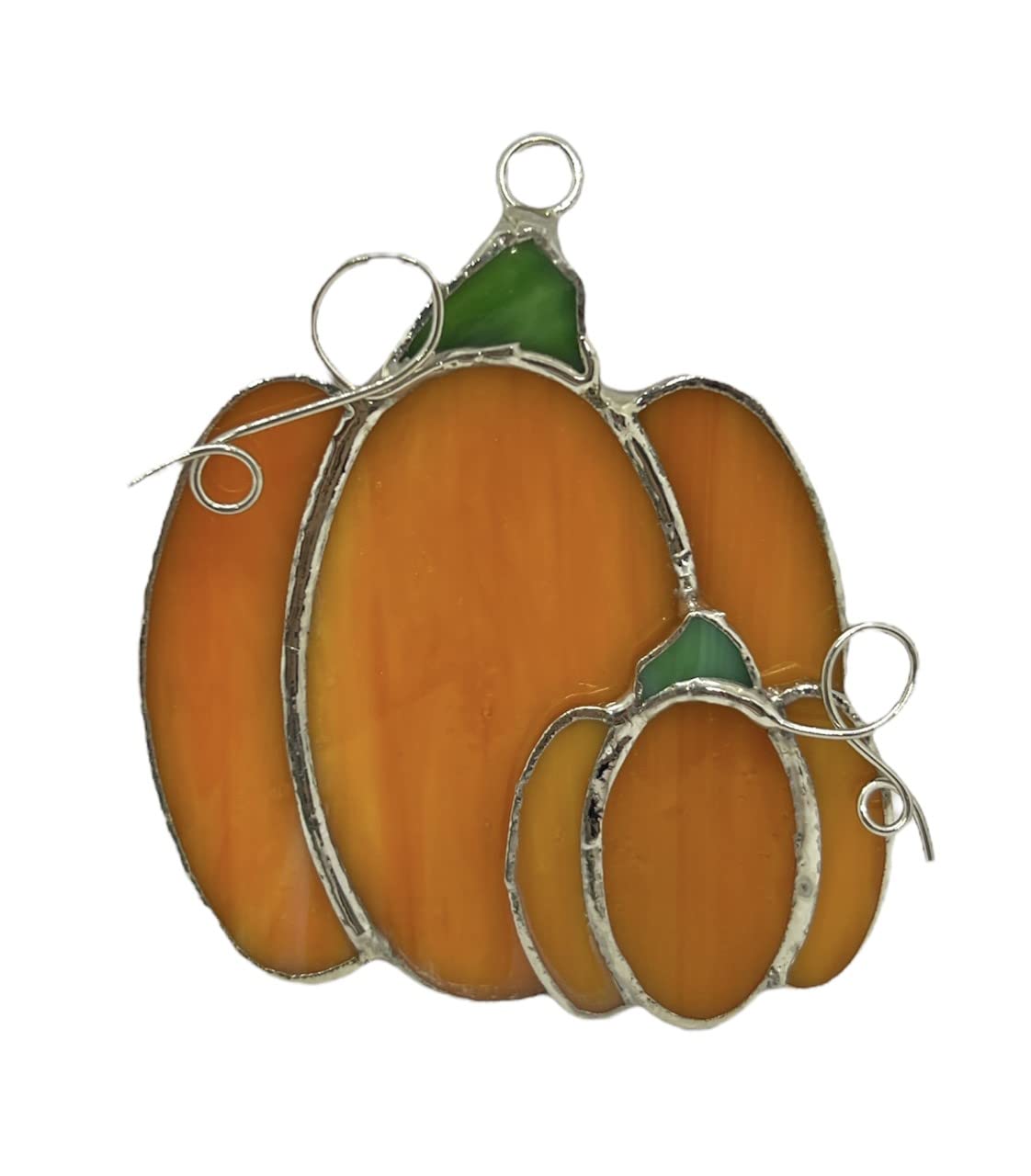 Glass Cover: Double Pumpkins