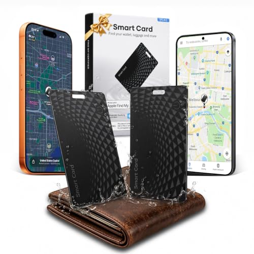 Image of Wallet Tracker Card Pro 2 Pack, Bluetooth Tracking Card (iOS & Android)