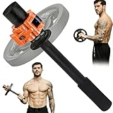 Rkixlix Unterarmtrainer Unterarm Trainingsgerät Metall Unterarm Training Herren Trainingsgerät für Unterarme Handgelenkstärker Wrist And Forearm Exerciser für Handkraft Handgelenk Sportler
